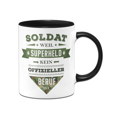 Bild: Tasse - Soldat weil Superheld kein offizieller Beruf ist Geschenkidee