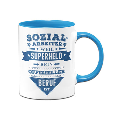 Bild: Tasse - Sozialarbeiter weil Superheld kein offizieller Beruf ist Geschenkidee