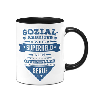 Bild: Tasse - Sozialarbeiter weil Superheld kein offizieller Beruf ist Geschenkidee