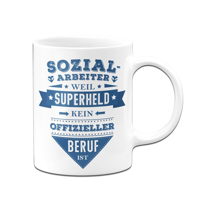 Bild: Tasse - Sozialarbeiter weil Superheld kein offizieller Beruf ist Geschenkidee