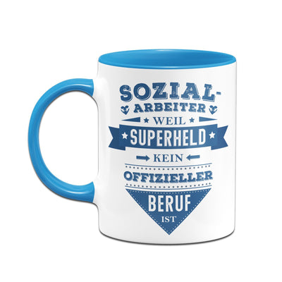 Bild: Tasse - Sozialarbeiter weil Superheld kein offizieller Beruf ist Geschenkidee