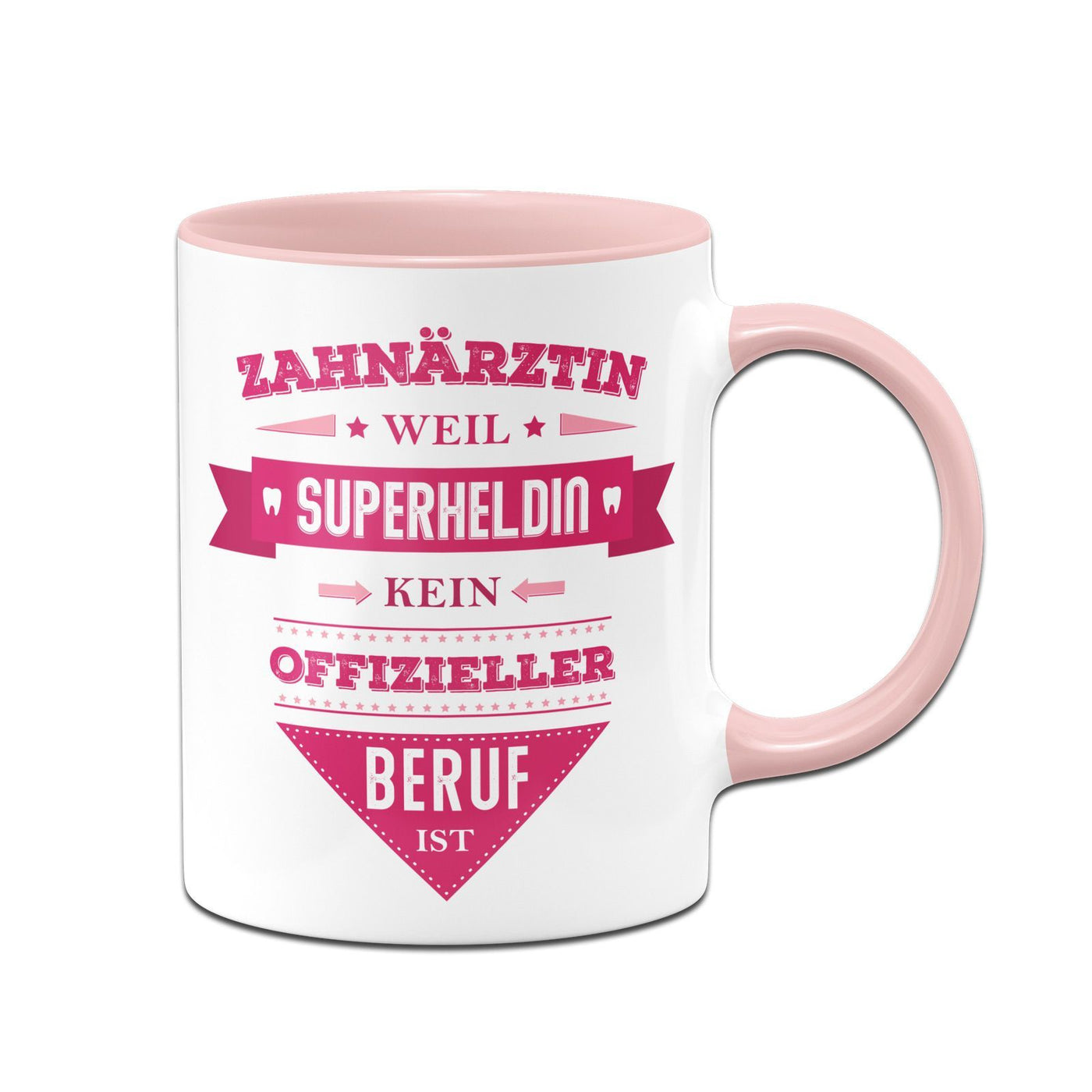 Bild: Tasse - Zahnärztin weil Superheldin kein offizieller Beruf ist Geschenkidee