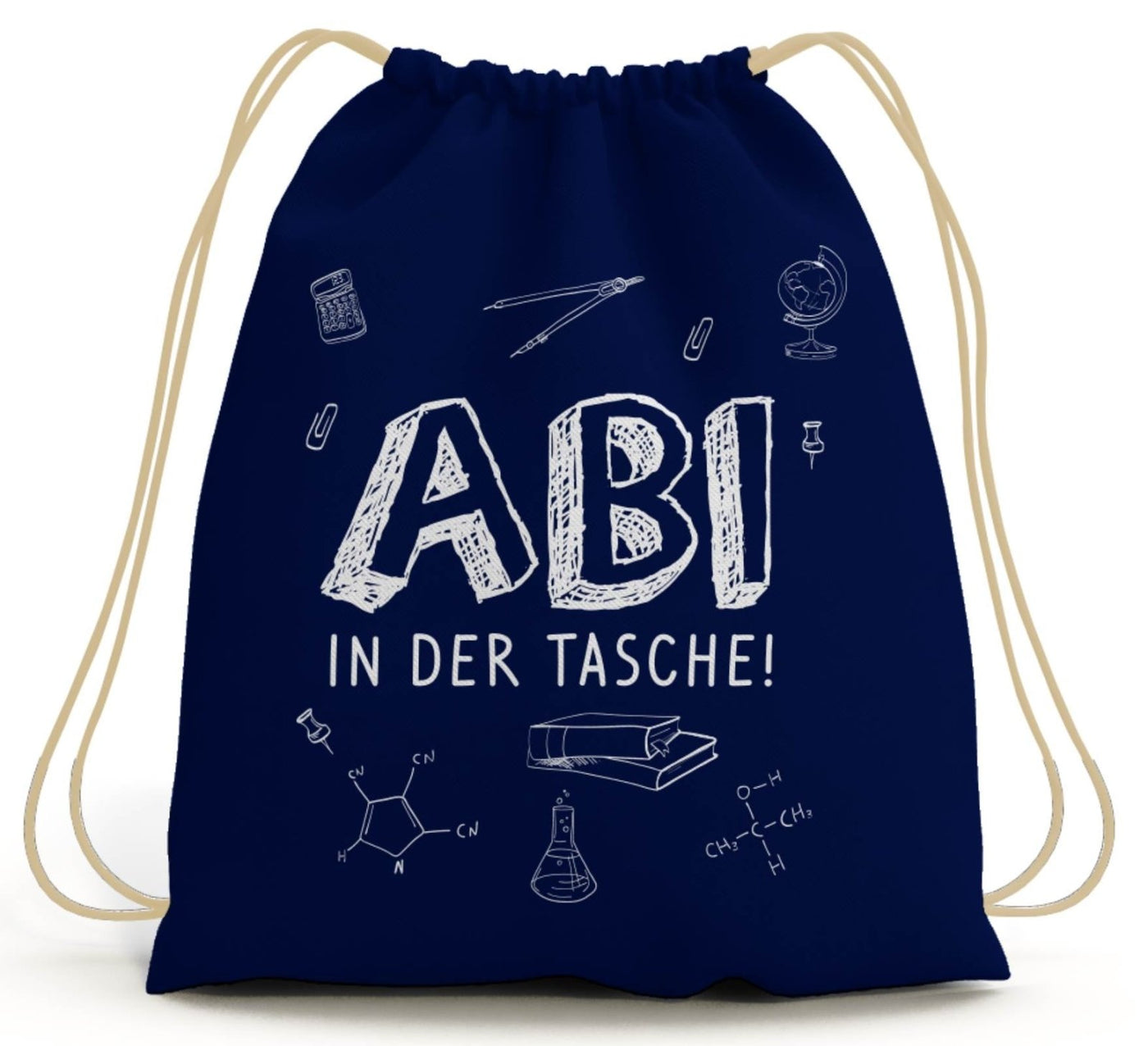 Bild: Turnbeutel - Abi in der Tasche! Geschenkidee