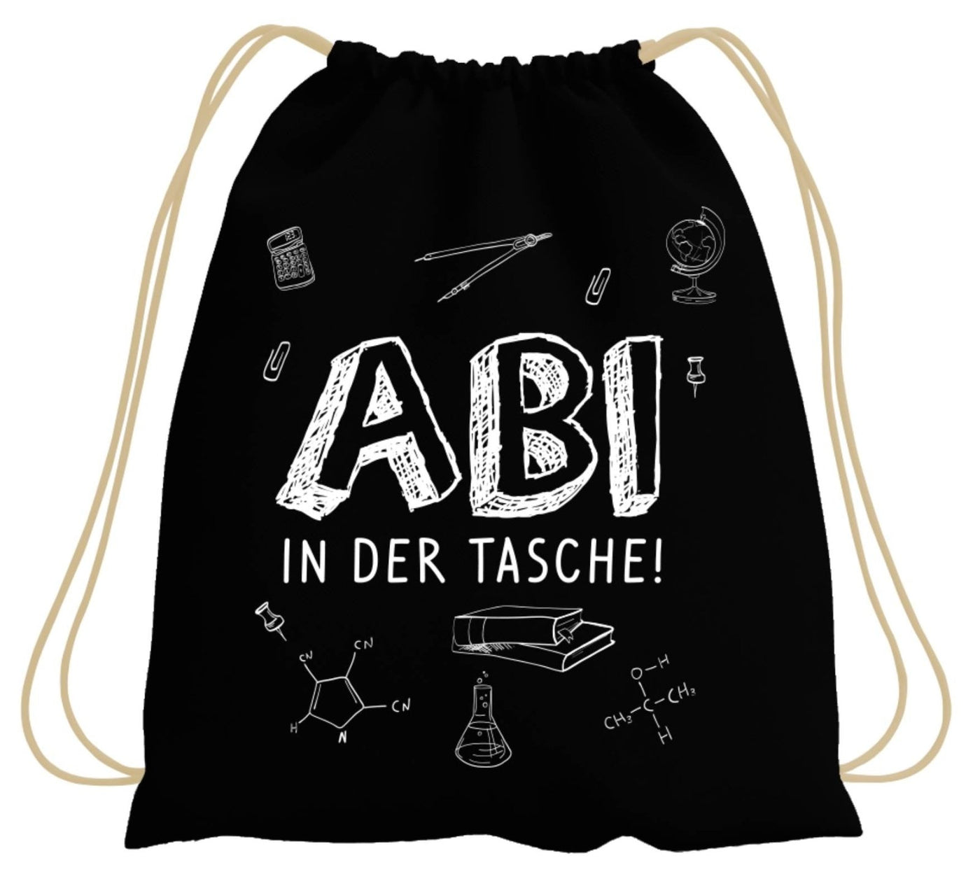 Bild: Turnbeutel - Abi in der Tasche! Geschenkidee