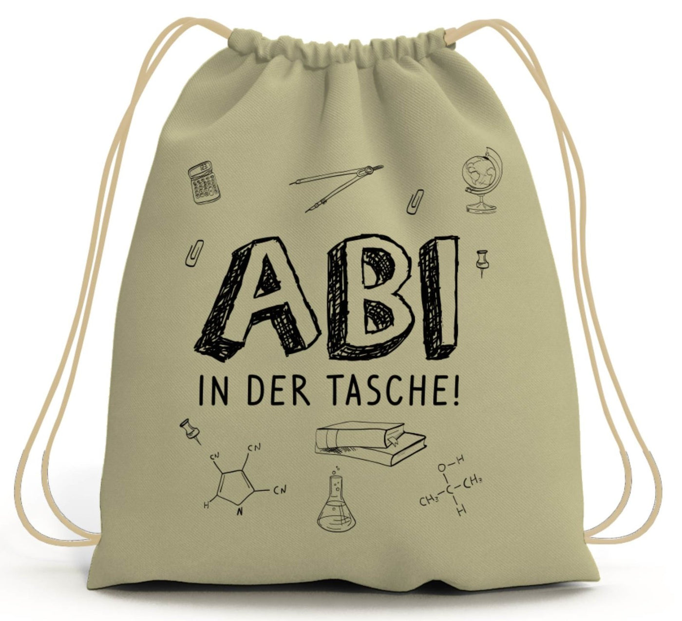 Bild: Turnbeutel - Abi in der Tasche! Geschenkidee