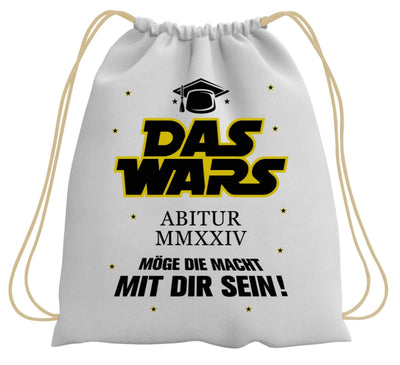 Bild: Turnbeutel - Das Wars Abitur MMXXIV (2024) Geschenkidee