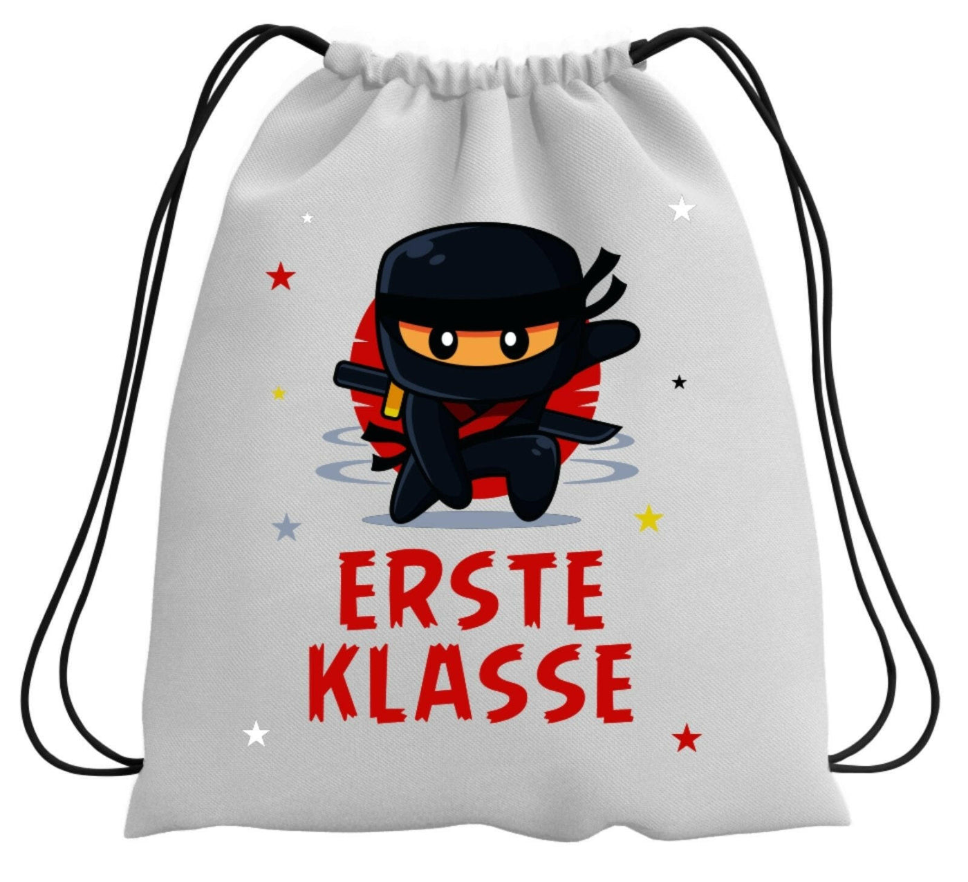 Bild: Turnbeutel - Erste Klasse (Ninja) Geschenkidee