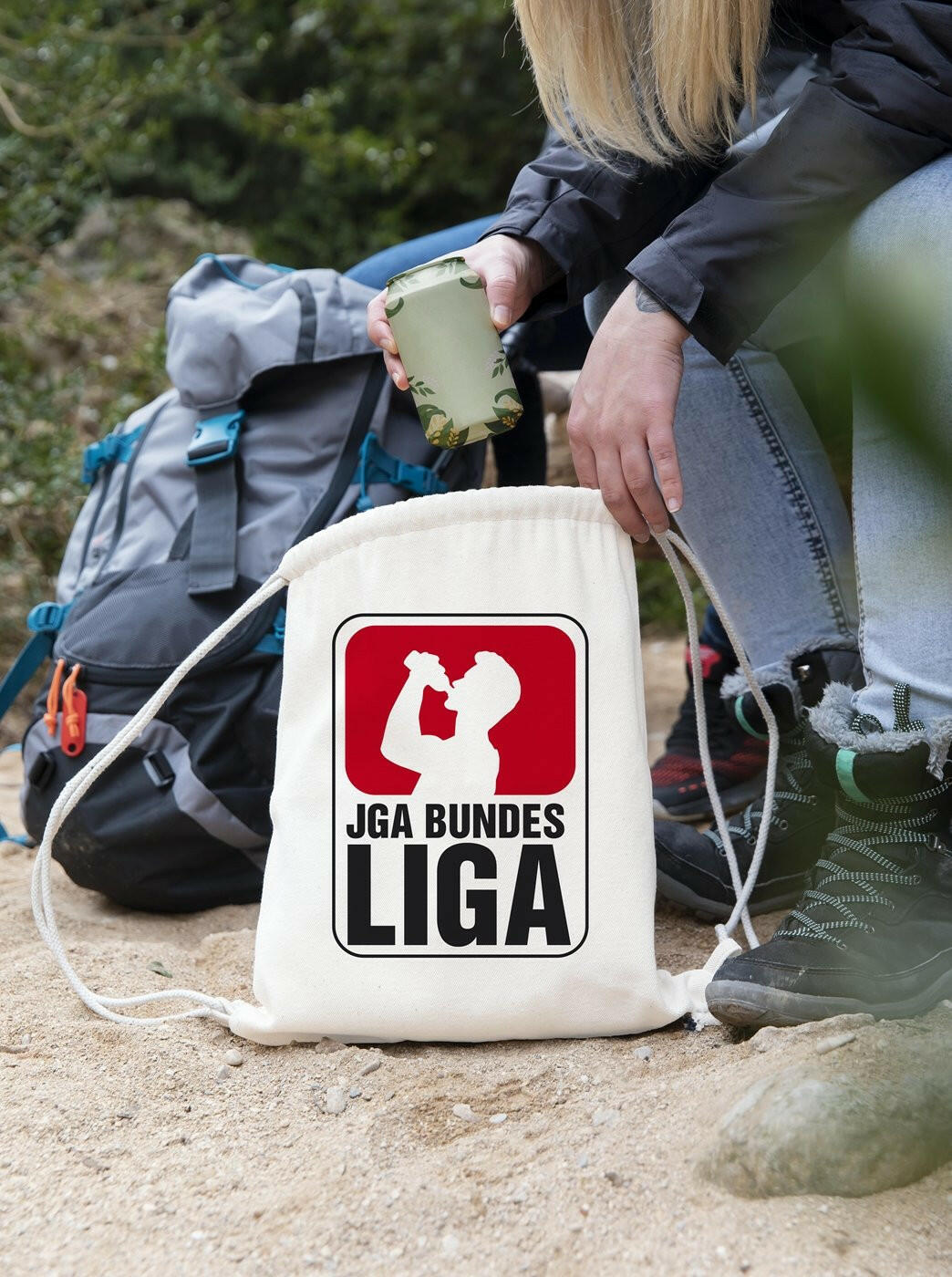 Bild: Turnbeutel - JGA Bundesliga Geschenkidee