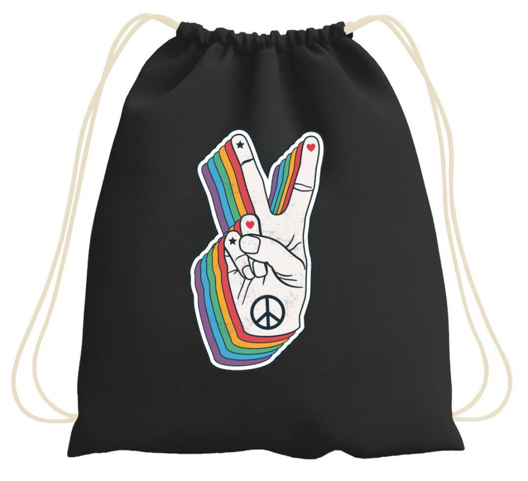 Bild: Turnbeutel - LGBT Peace Geschenkidee