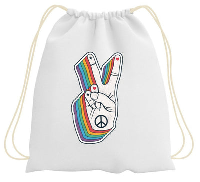 Bild: Turnbeutel - LGBT Peace Geschenkidee