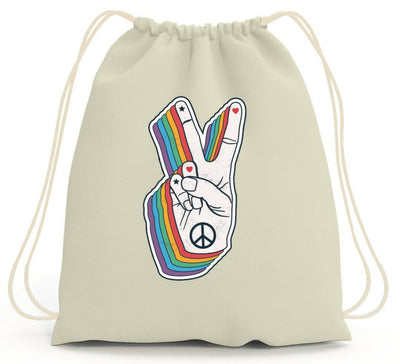 Bild: Turnbeutel - LGBT Peace Geschenkidee