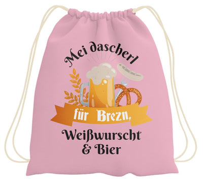 Bild: Turnbeutel - Mei dascherl für Brezn, Weißwurscht & Bier Geschenkidee
