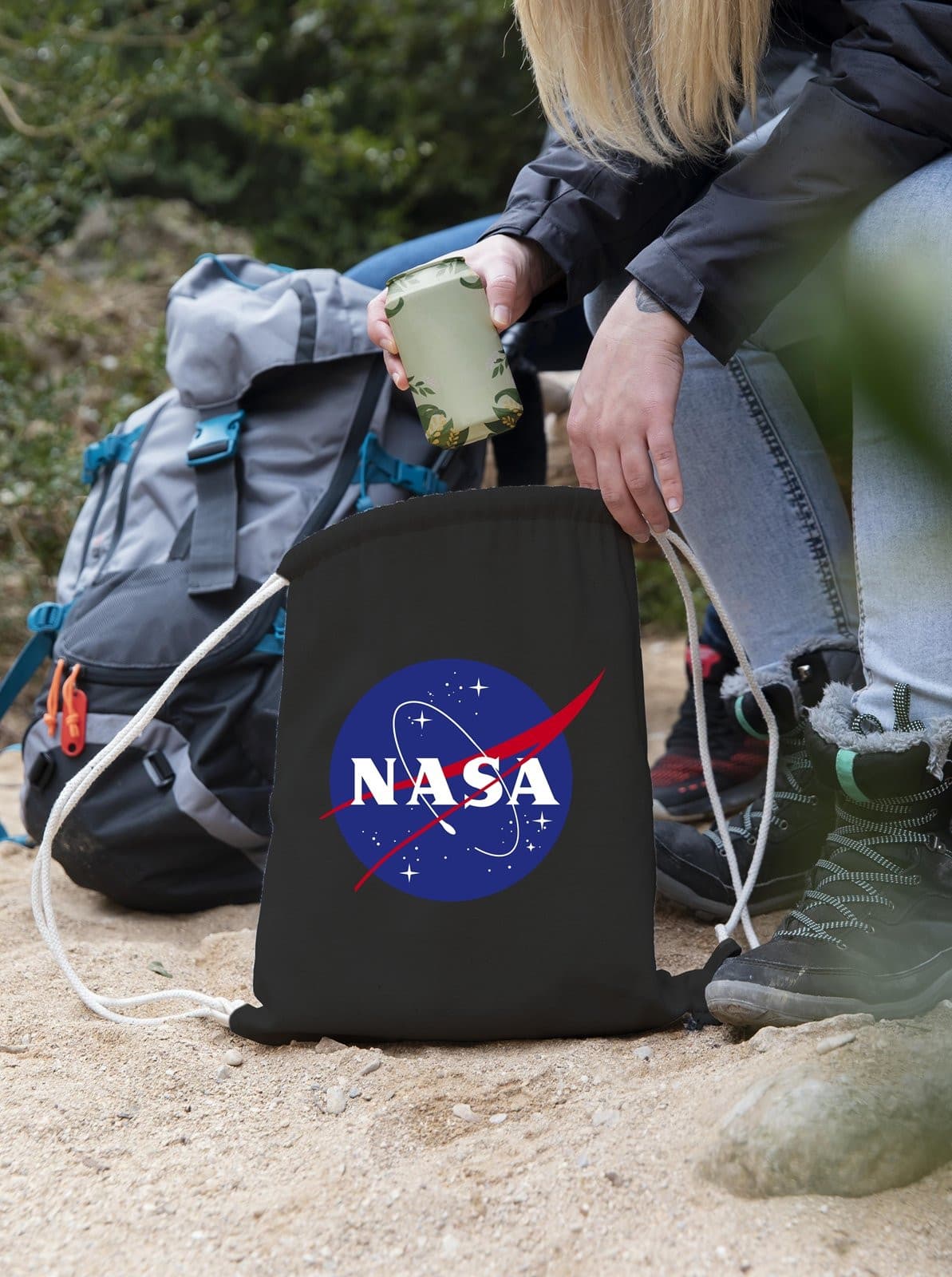 Bild: Turnbeutel - NASA Meatball Logo Geschenkidee