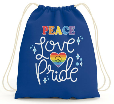 Bild: Turnbeutel - Peace Love Pride Geschenkidee