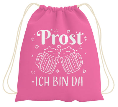 Bild: Turnbeutel - Prost Ich bin da Geschenkidee