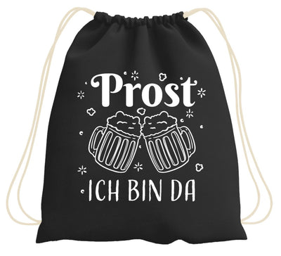 Bild: Turnbeutel - Prost Ich bin da Geschenkidee