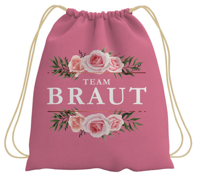 Bild: Turnbeutel - Team Braut (Rosen) Geschenkidee