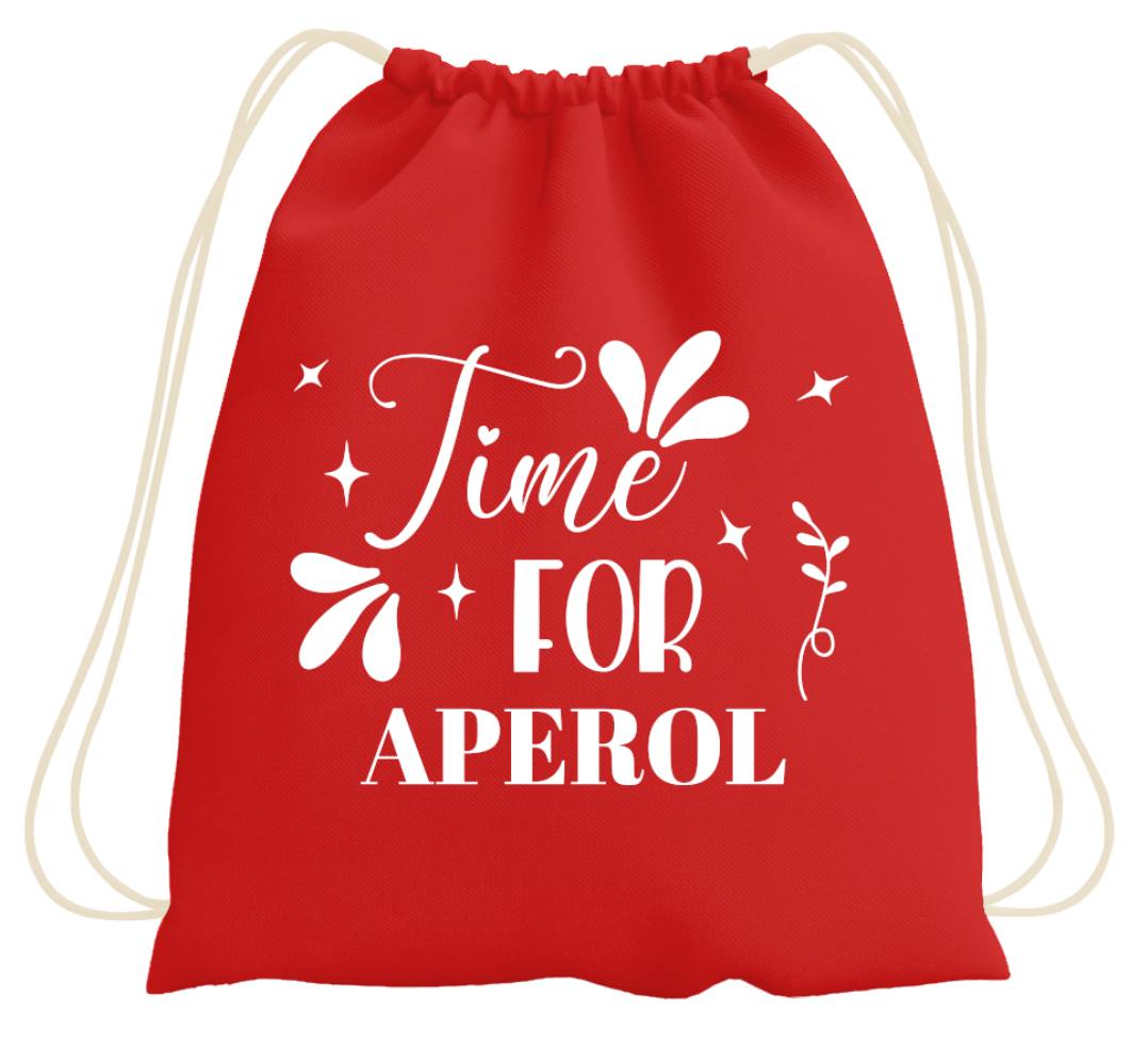 Bild: Turnbeutel - Time for Aperol Geschenkidee