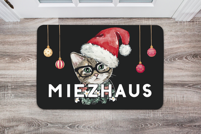 Fußmatte - Miezhaus Weihnachtsedition