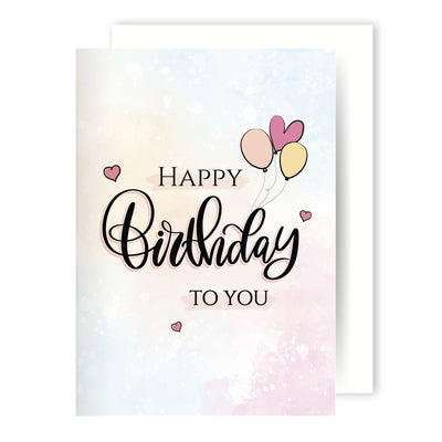 Bild: Geburtstagskarte - Happy Birthday TO YOU Geschenkidee
