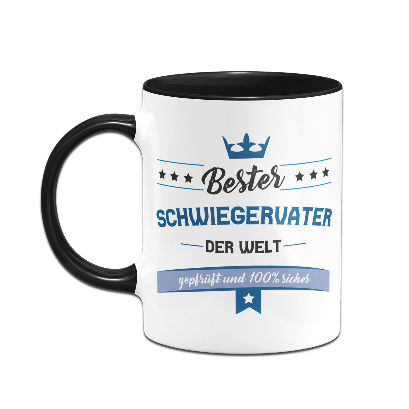 Bild: Tasse - Bester Schwiegervater der Welt geprüft und 100% sicher Geschenkidee