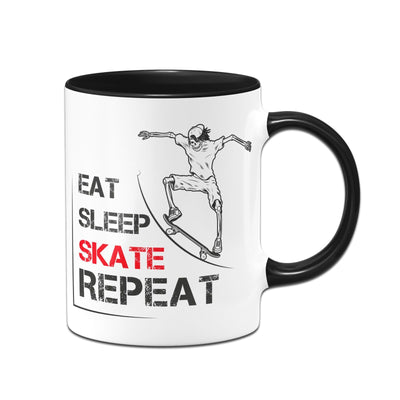 Bild: Tasse - EAT SLEEP SKATE REPEAT Geschenkidee