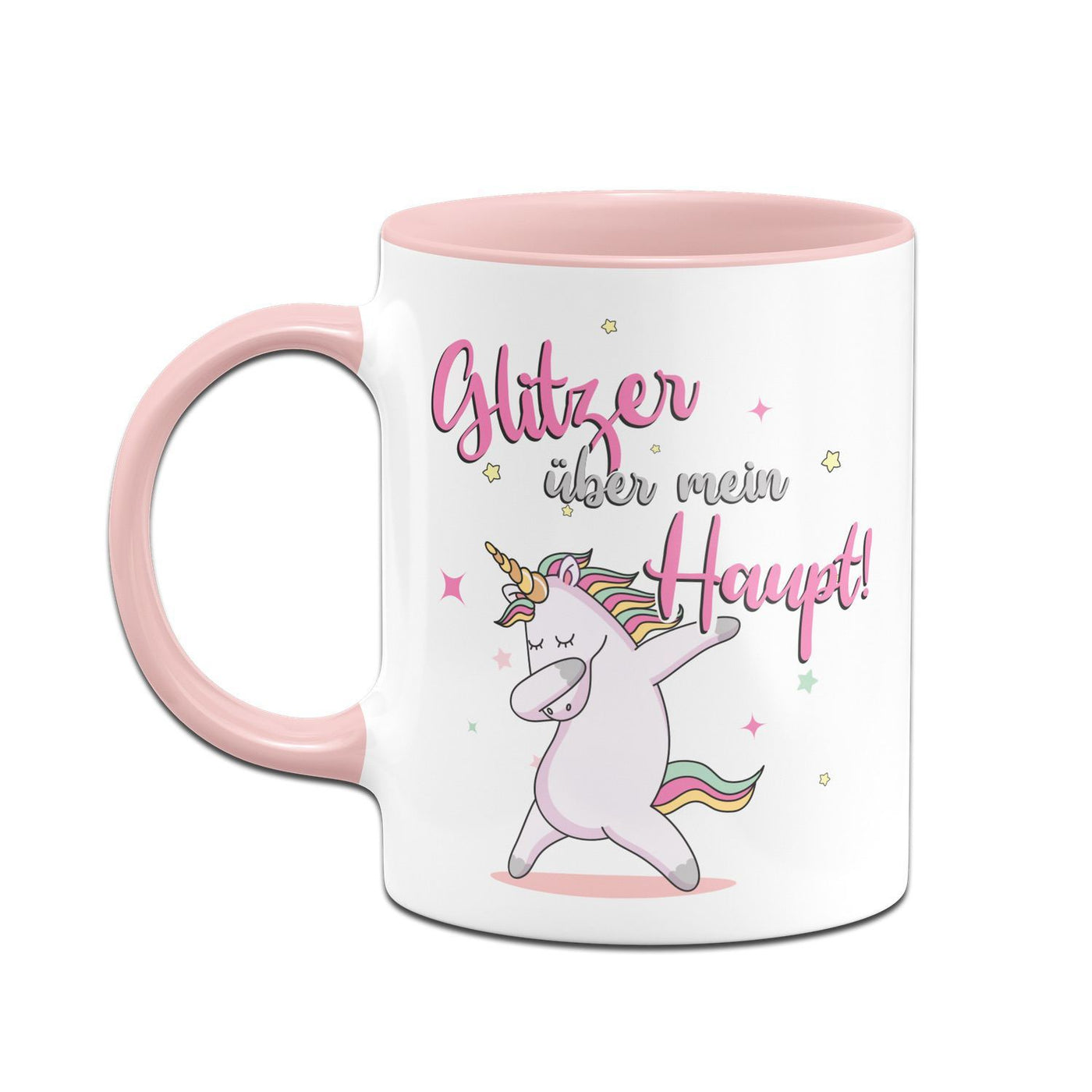 Bild: Einhorn Tasse - Glitzer über mein Haupt! Geschenkidee