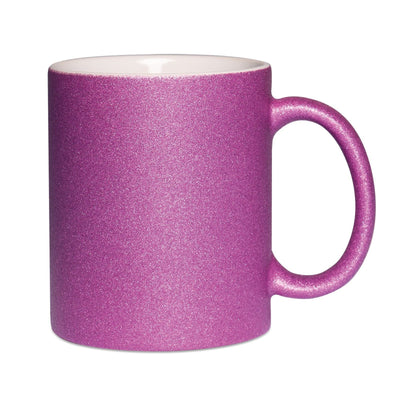 Bild: Glitzertasse Lila Geschenkidee