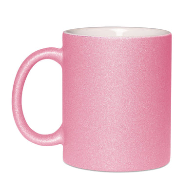 Bild: Glitzertasse Rosa Geschenkidee