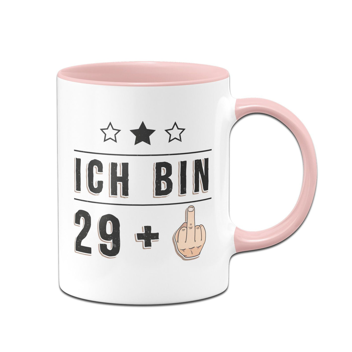 Bild: Tasse - Ich bin 29 + Mittelfinger Geschenkidee