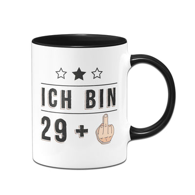 Bild: Tasse - Ich bin 29 + Mittelfinger Geschenkidee