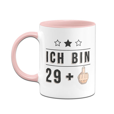 Bild: Tasse - Ich bin 29 + Mittelfinger Geschenkidee