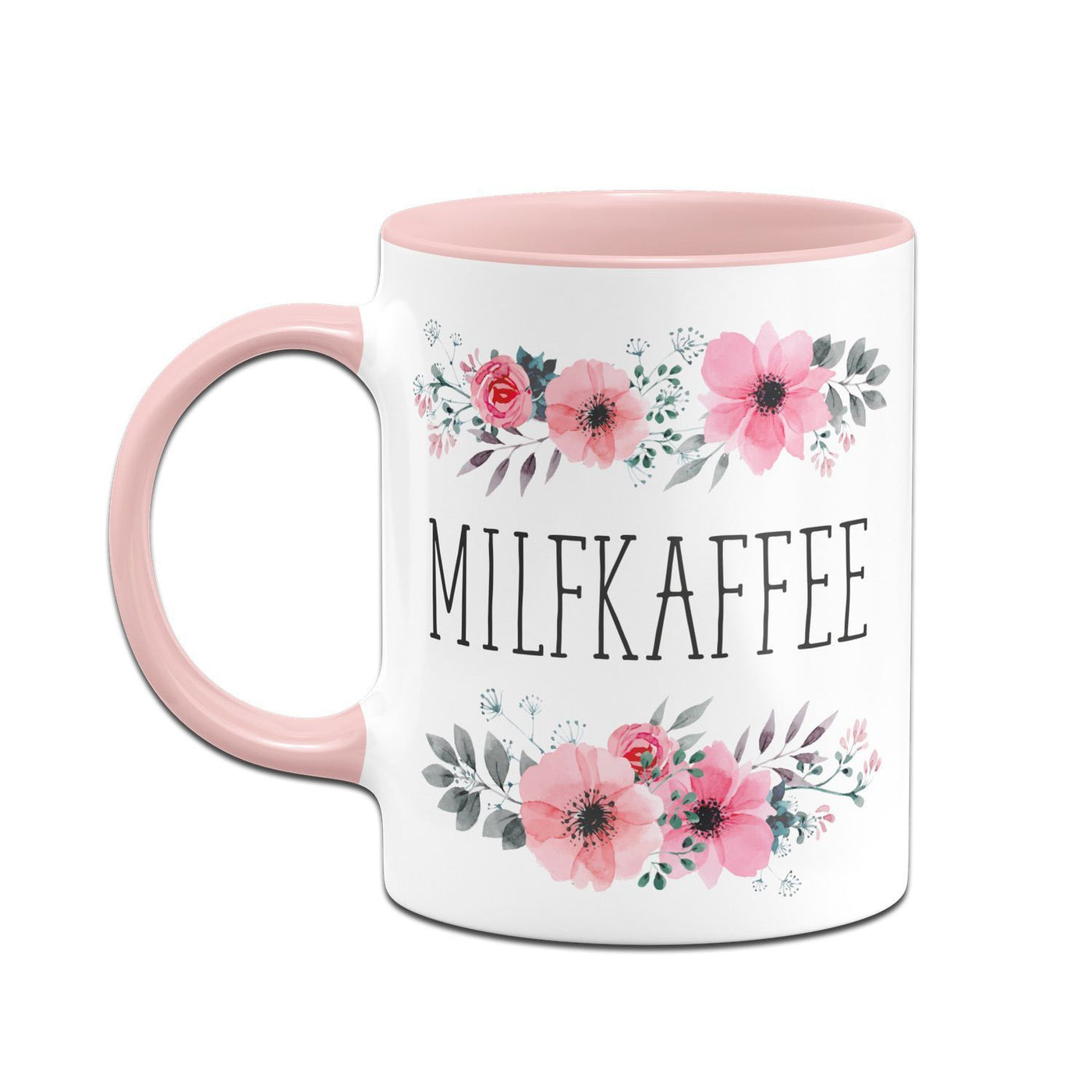 Bild: Tasse - Milfkaffee - blumig Geschenkidee