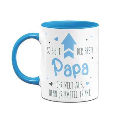 Tasse - So sieht der beste Papa der Welt aus, wenn er Kaffee trinkt.