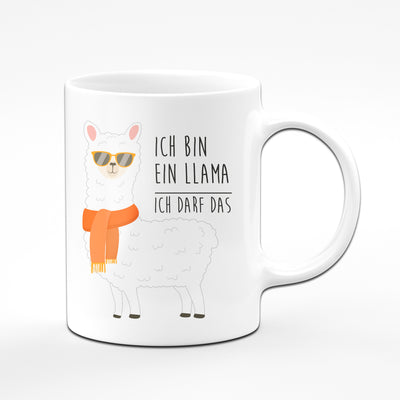 Bild: Tasse - Ich bin ein Llama ich darf das Geschenkidee