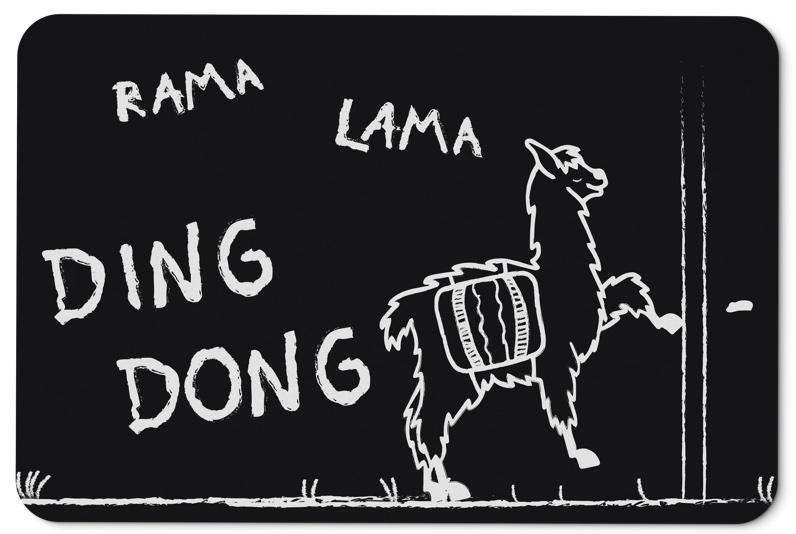 Bild: Fußmatte - Rama Lama Ding Dong Geschenkidee