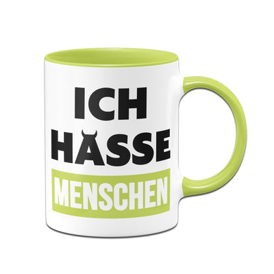 Bild: Tasse - Ich hasse Menschen Geschenkidee