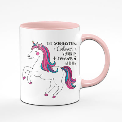 Bild: Einhorn Tasse - Die schönsten Einhörner Werden im Monat geboren Geschenkidee