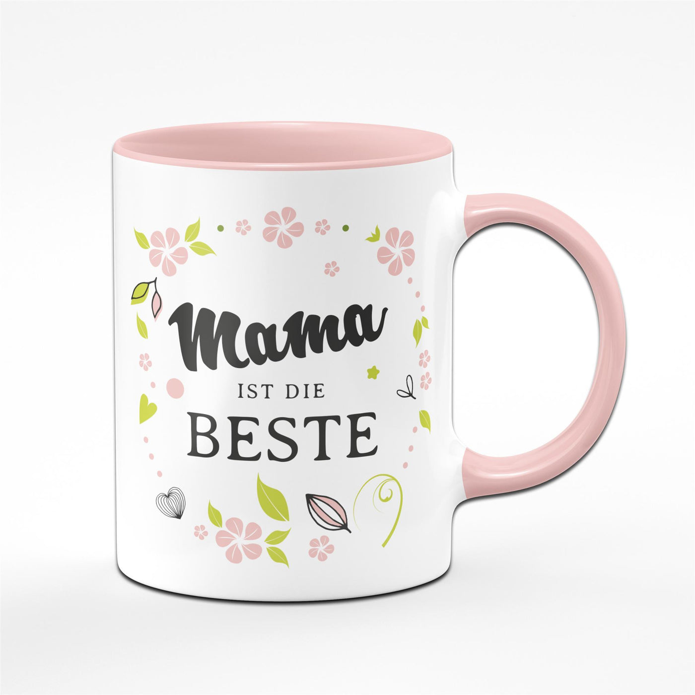 Bild: Tasse - Mama ist die Beste rosa Geschenkidee