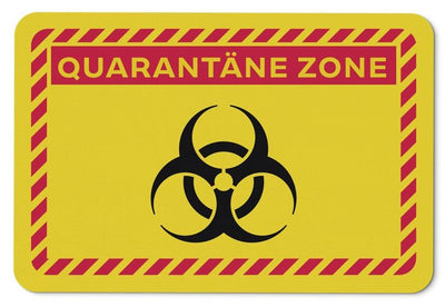 Bild: Fußmatte - Quarantäne Zone Geschenkidee