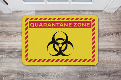 Bild: Fußmatte - Quarantäne Zone Geschenkidee