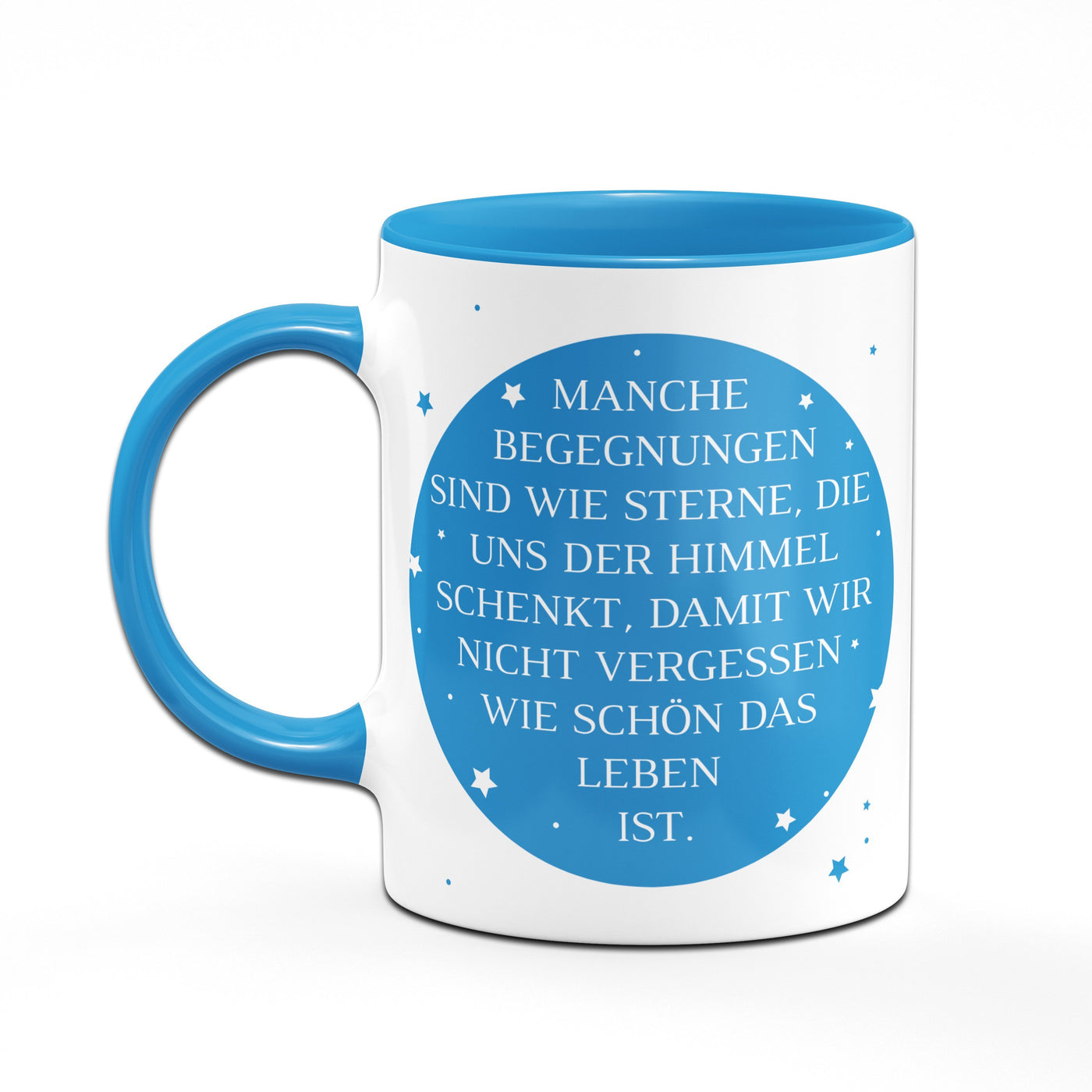 Bild: Tasse - Begegnungen sind wie Sterne Geschenkidee