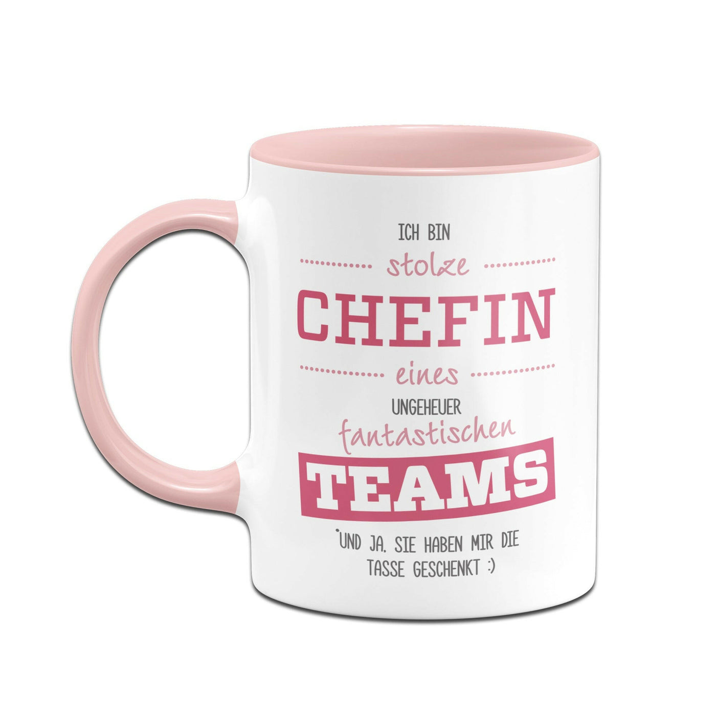 Bild: Tasse - Stolze Chefin eines fantastischen Teams Geschenkidee