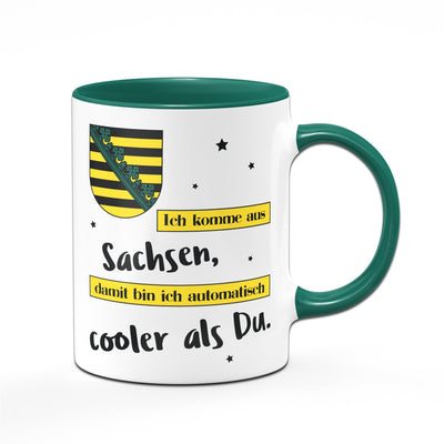 Bild: Tasse - Ich komme aus Sachsen - cooler Sachse Geschenkidee
