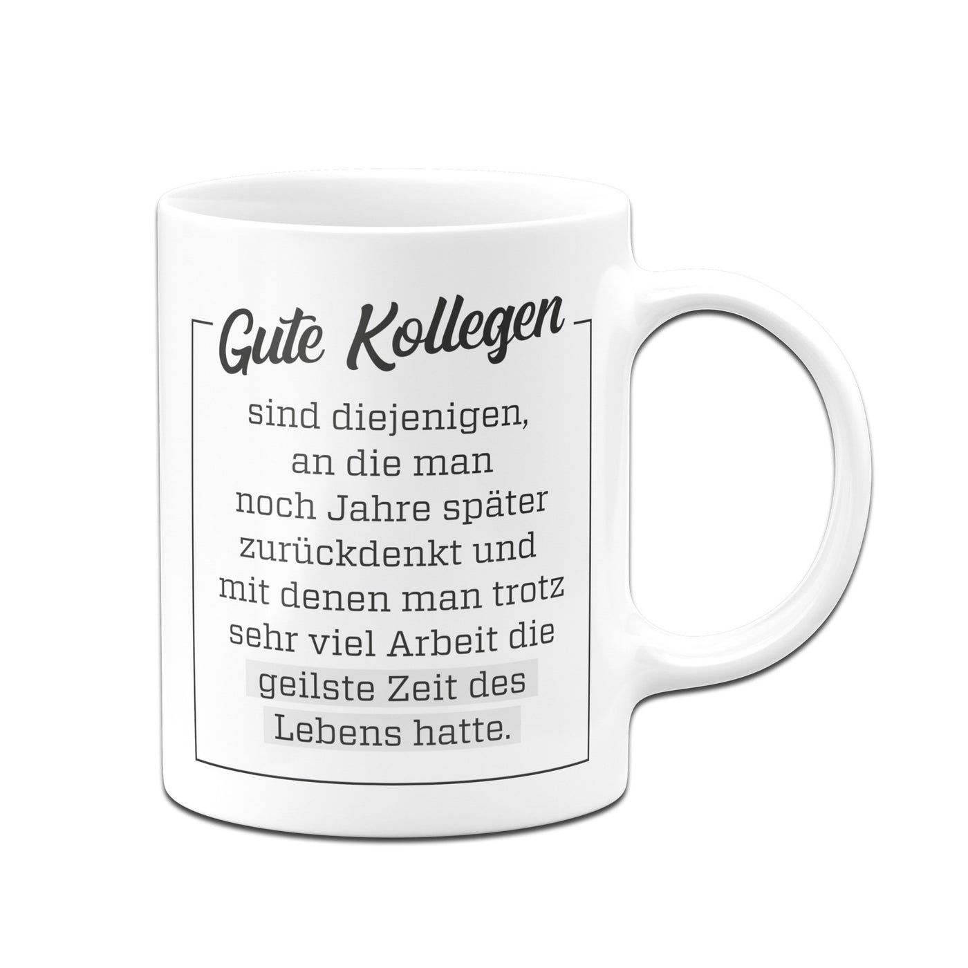 Bild: Tasse - Gute Kollegen Geschenkidee