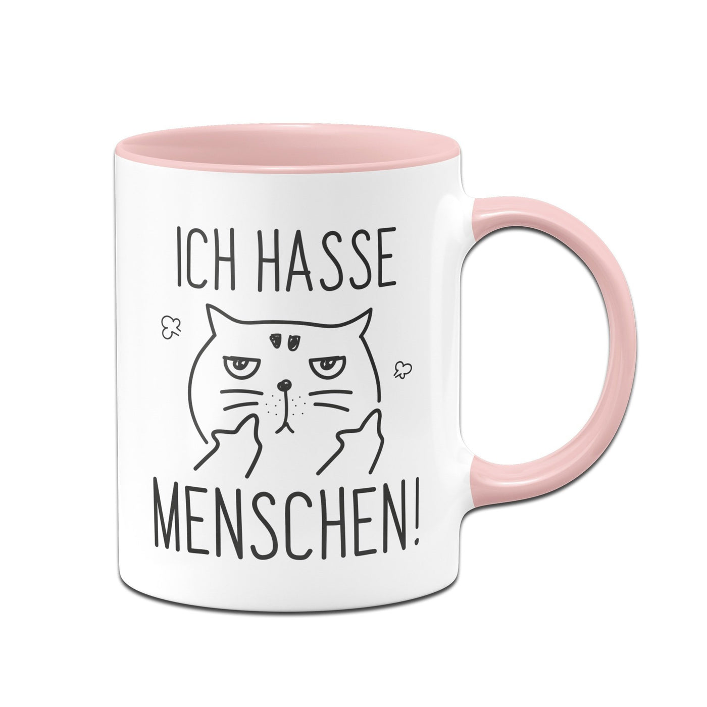 Bild: Tasse - Katze Ich hasse Menschen Geschenkidee