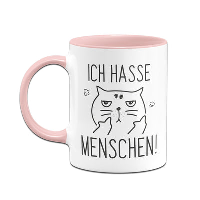 Bild: Tasse - Katze Ich hasse Menschen Geschenkidee