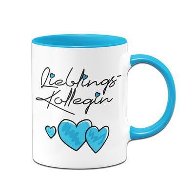 Bild: Tasse - Lieblingskollegin mit Herzchen Geschenkidee