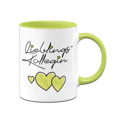 Bild: Tasse - Lieblingskollegin mit Herzchen Geschenkidee