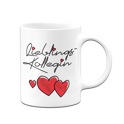 Bild: Tasse - Lieblingskollegin mit Herzchen Geschenkidee